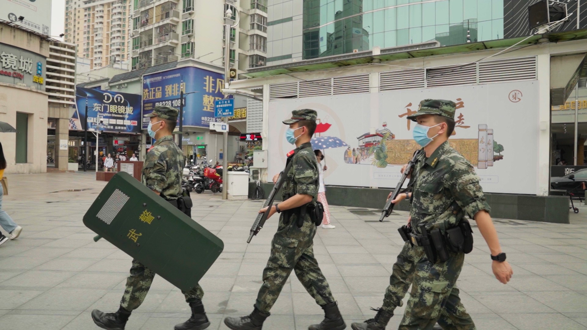 深圳龙岗武警支队图片